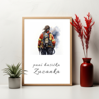 Plakát - Hasička