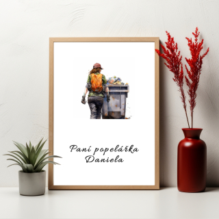 Plakát - Popelářka