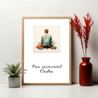 Plakát - Spisovatel