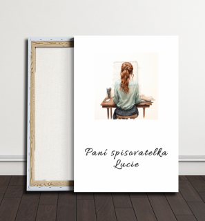 Obraz - Spisovatelka