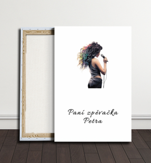 Obraz - Zpěvačka