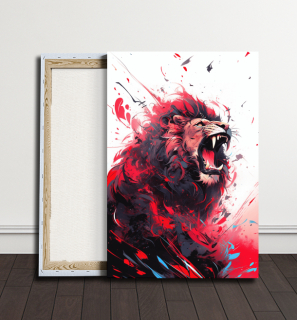 Obraz - Temná hrůza lví síly - Série - Lví síla