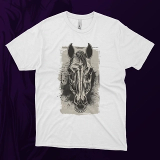 Dámské tričko - Dark Horse Skeleton