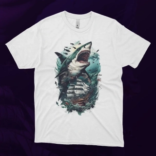 Dámské tričko - Giant Shark