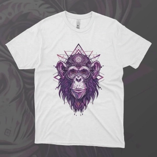 Dámské tričko - Enigmatic Monkey