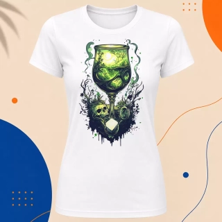 Dámské tričko - Absinth zelený sen