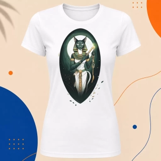 Dámské tričko - Bastet hraje pro bohy