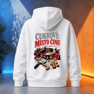 Unisex mikina - Cukroví místo činů