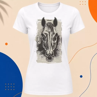Dámské tričko - Dark Horse Skeleton