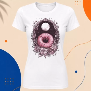 Dámské tričko - Donut růžové ráno