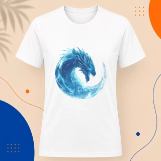 Pánské tričko - Drak ledový chlad