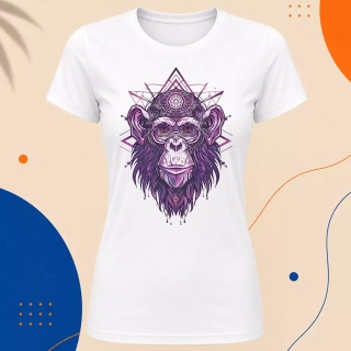 Dámské tričko - Enigmatic Monkey