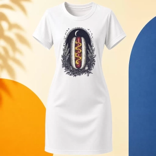 Šaty - Hot Dog voní letem