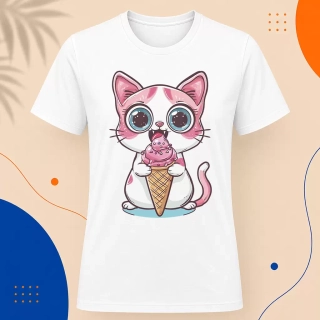 Pánské tričko - Ice Cream Cat