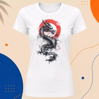 Dámské tričko - Japonský drak