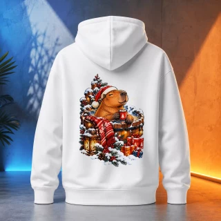 Unisex mikina - Kapybara ve vířivce