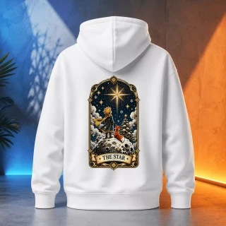 Unisex mikina - Vánoční hvězda – Malý princ a tarot