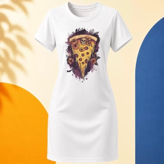 Šaty - Pizza voní štěstím