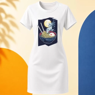 Šaty - Ramen pod zimním měsícem
