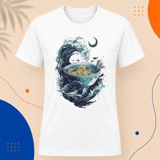 Pánské tričko - Ramen teplo přístav