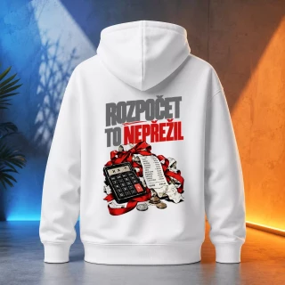 Unisex mikina - Rozpočet to nepřežil