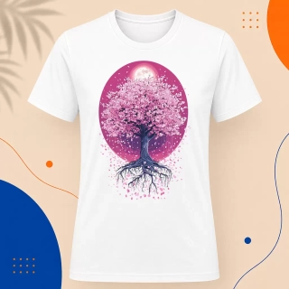 Pánské tričko - Sakura v plném rozkvětu