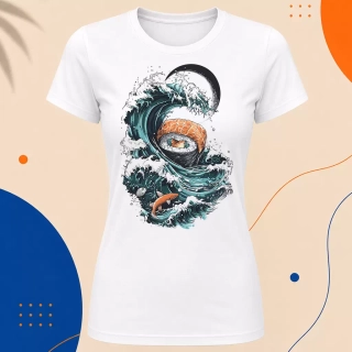 Dámské tričko - Sushi mořský vzpomínka