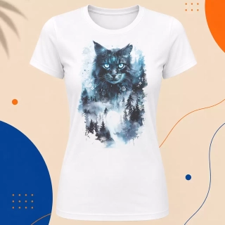 Dámské tričko - Mysterious Cat