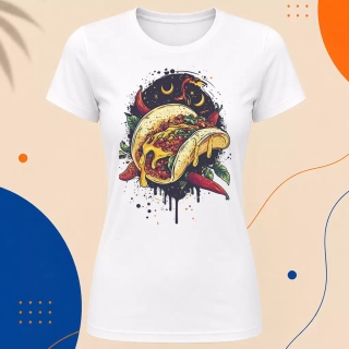 Dámské tričko - Taco ulicí voní
