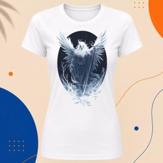 Dámské tričko - Tengu rozpíná křídla hněvu