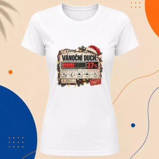 Dámské tričko - Vánoční duch 37 procent