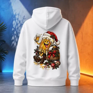 Unisex mikina - Veselé vánoční pivo