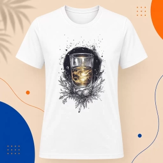 Pánské tričko - Vodka ledový vesmír
