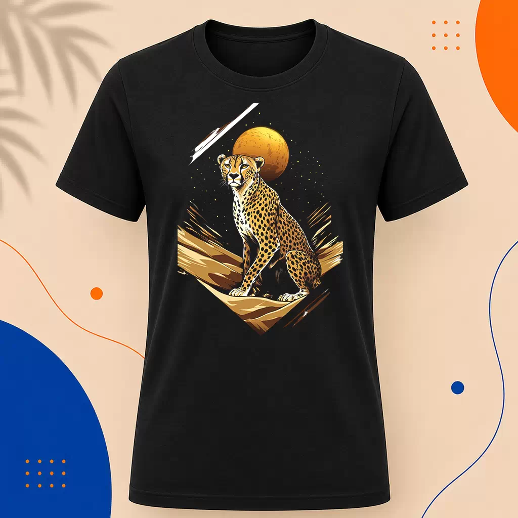 Pánské tričko - Gepard připraven k útoku