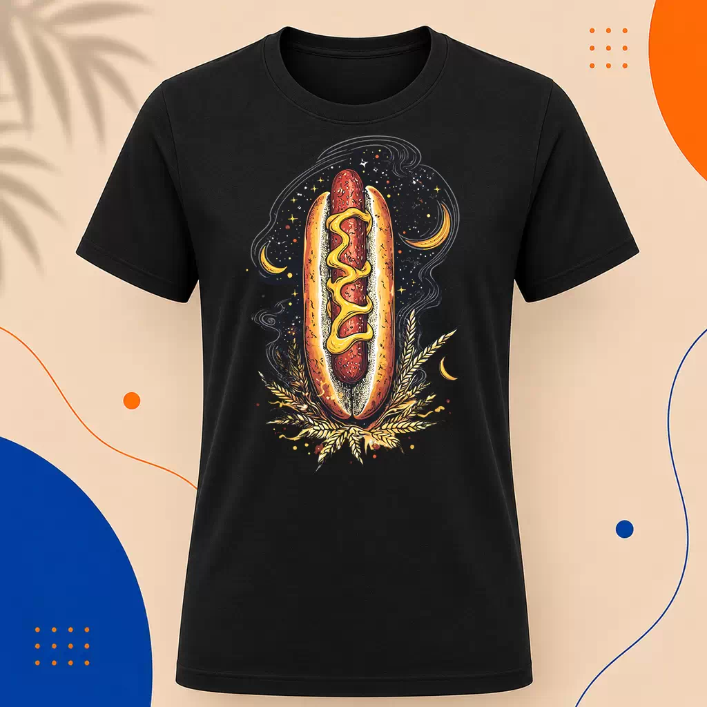 Pánské tričko - Hot Dog noční hlad