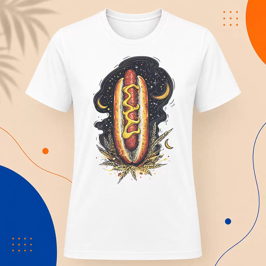 Pánské tričko - Hot Dog noční hlad