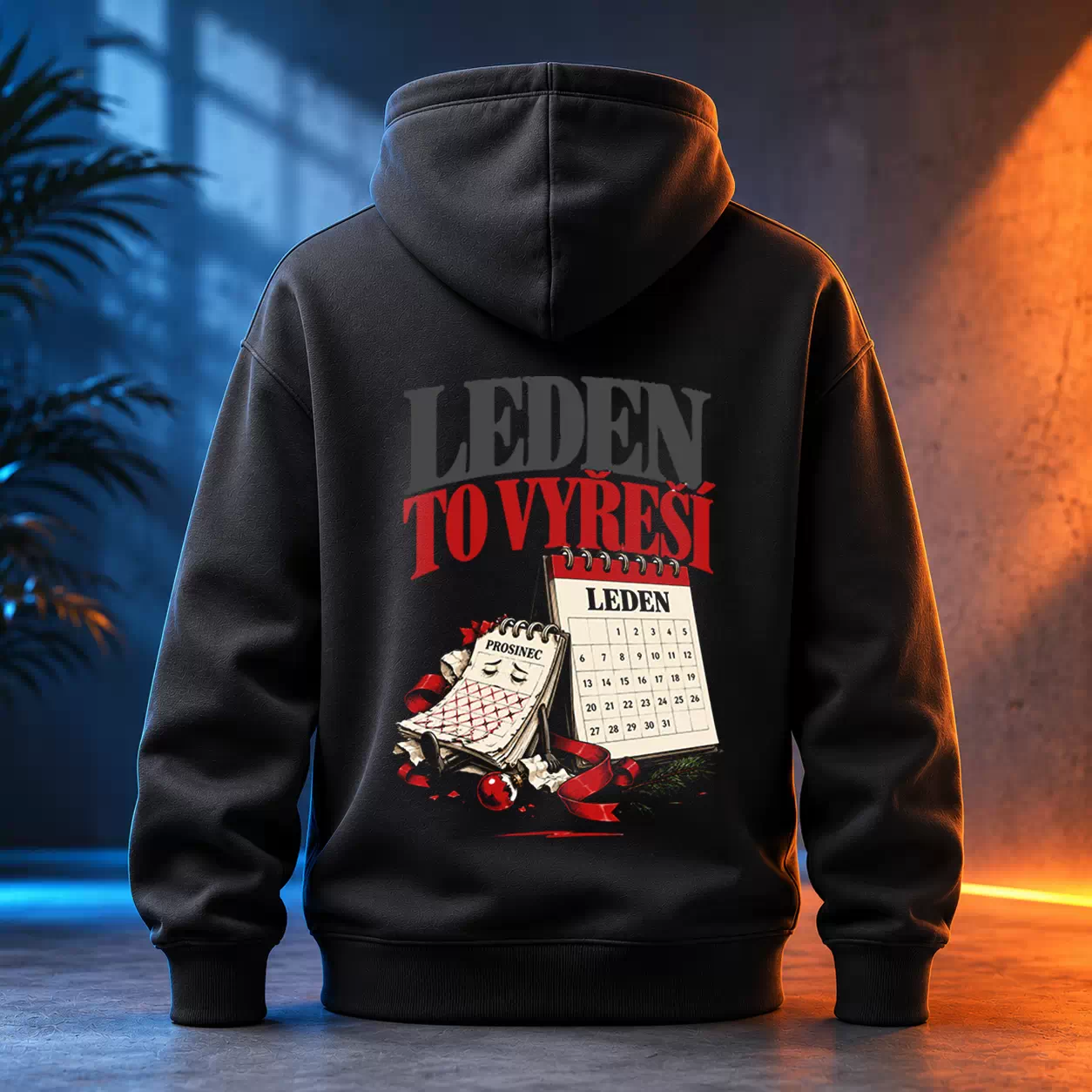 Unisex mikina - Leden to vyřeší