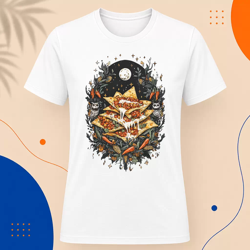 Pánské tričko - Nachos roztavený podvečer