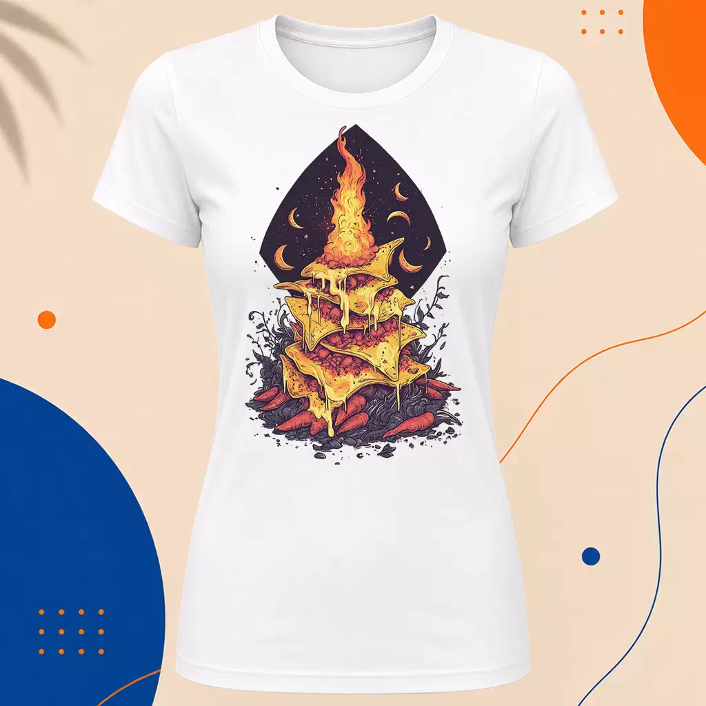 Dámské tričko - Nachos zlatý západ