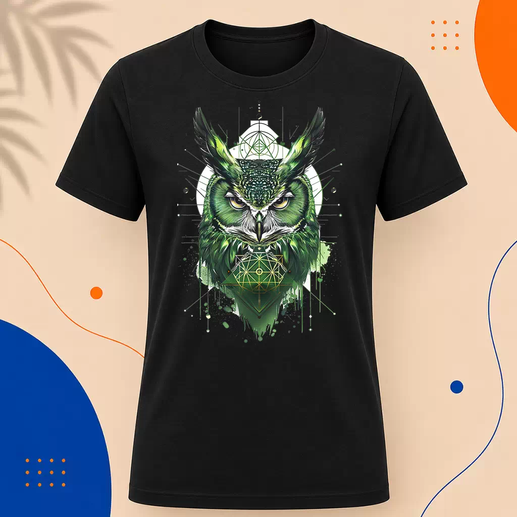 Pánské tričko - Esoteric Owl