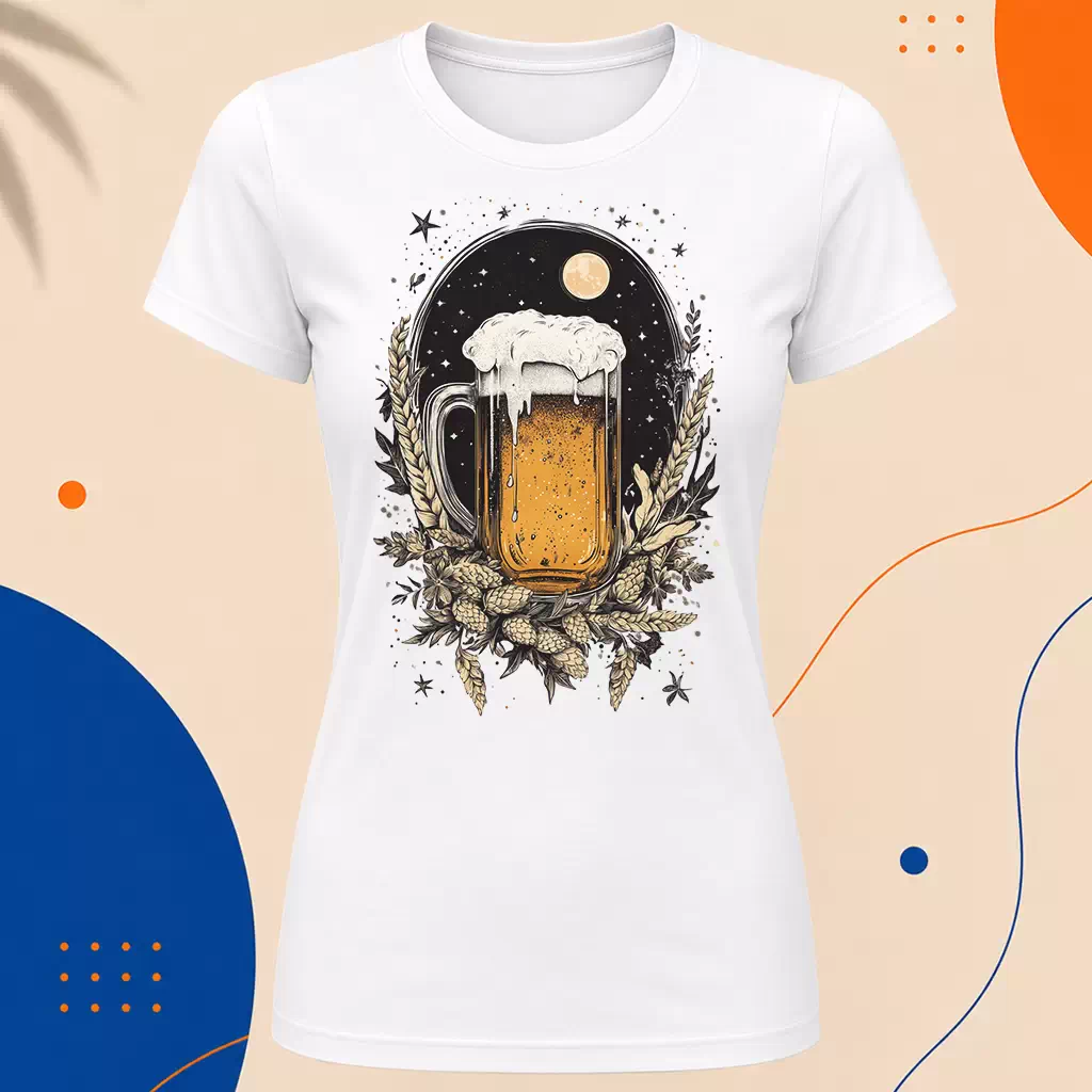 Dámské tričko - Pivo první doušek