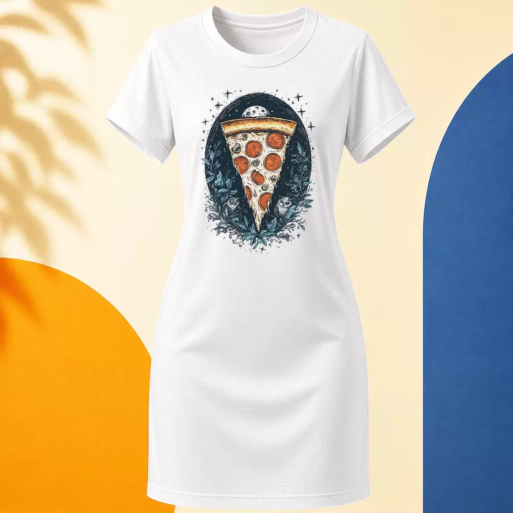 Šaty - Pizza křupavé sen