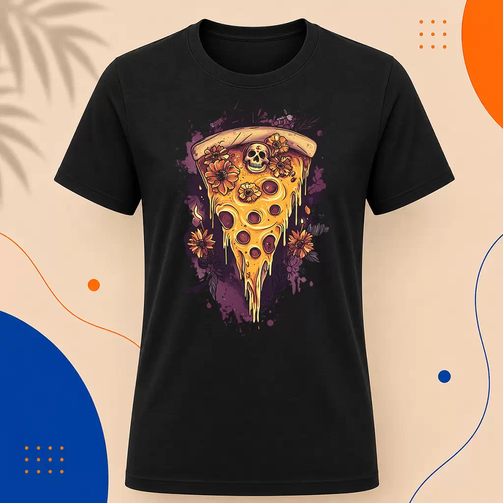 Pánské tričko - Pizza voní štěstím