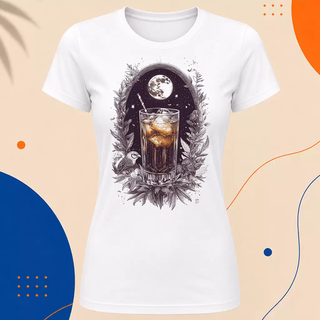 Dámské tričko - Rum Cola ledové večer