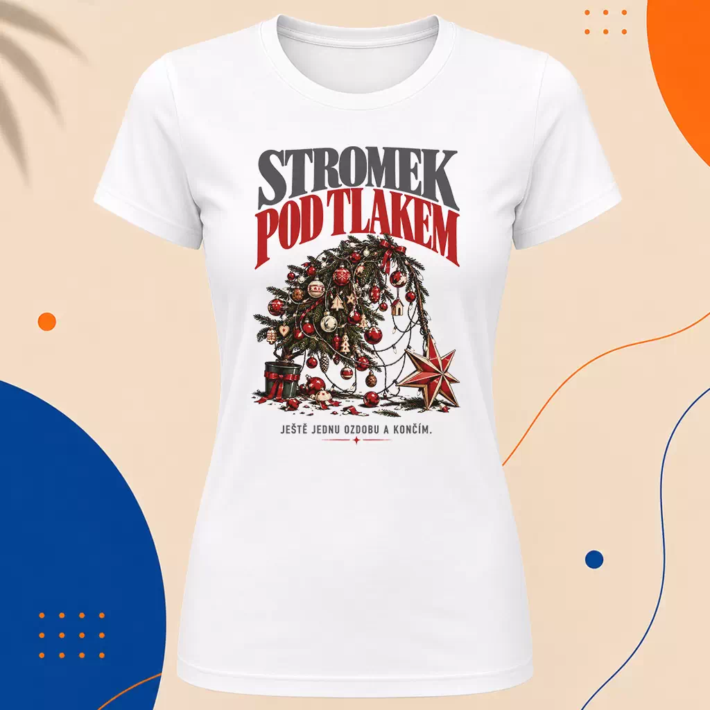Dámské tričko - Stromek pod tlakem