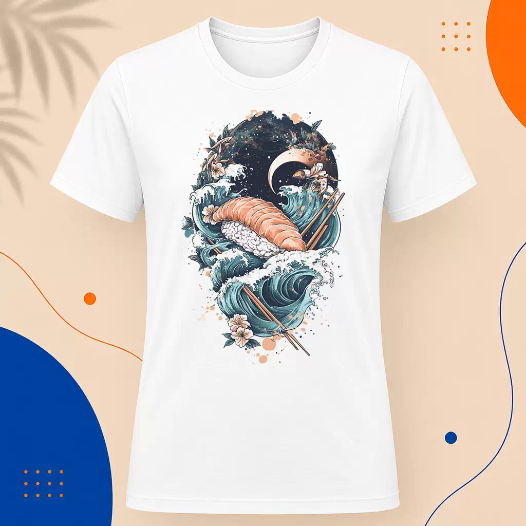 Pánské tričko - Sushi tichý oceán