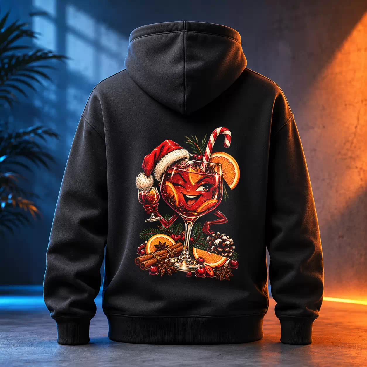Unisex mikina - Svařák v Santa čepici