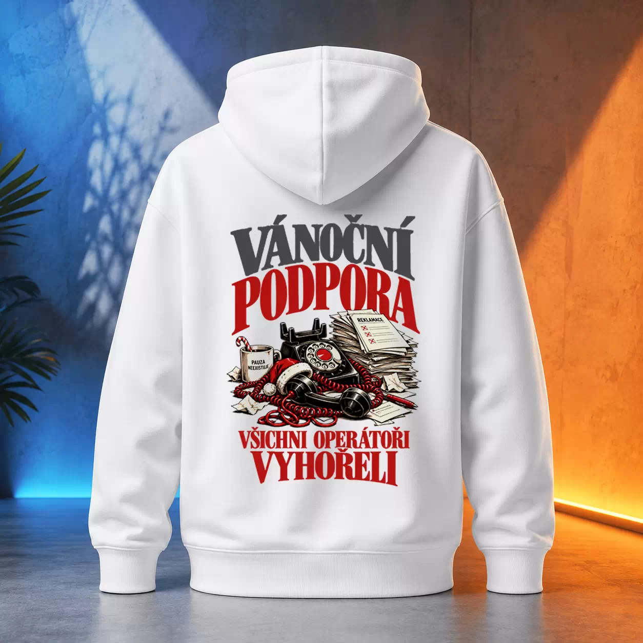 Unisex mikina - Vánoční podpora nefunguje