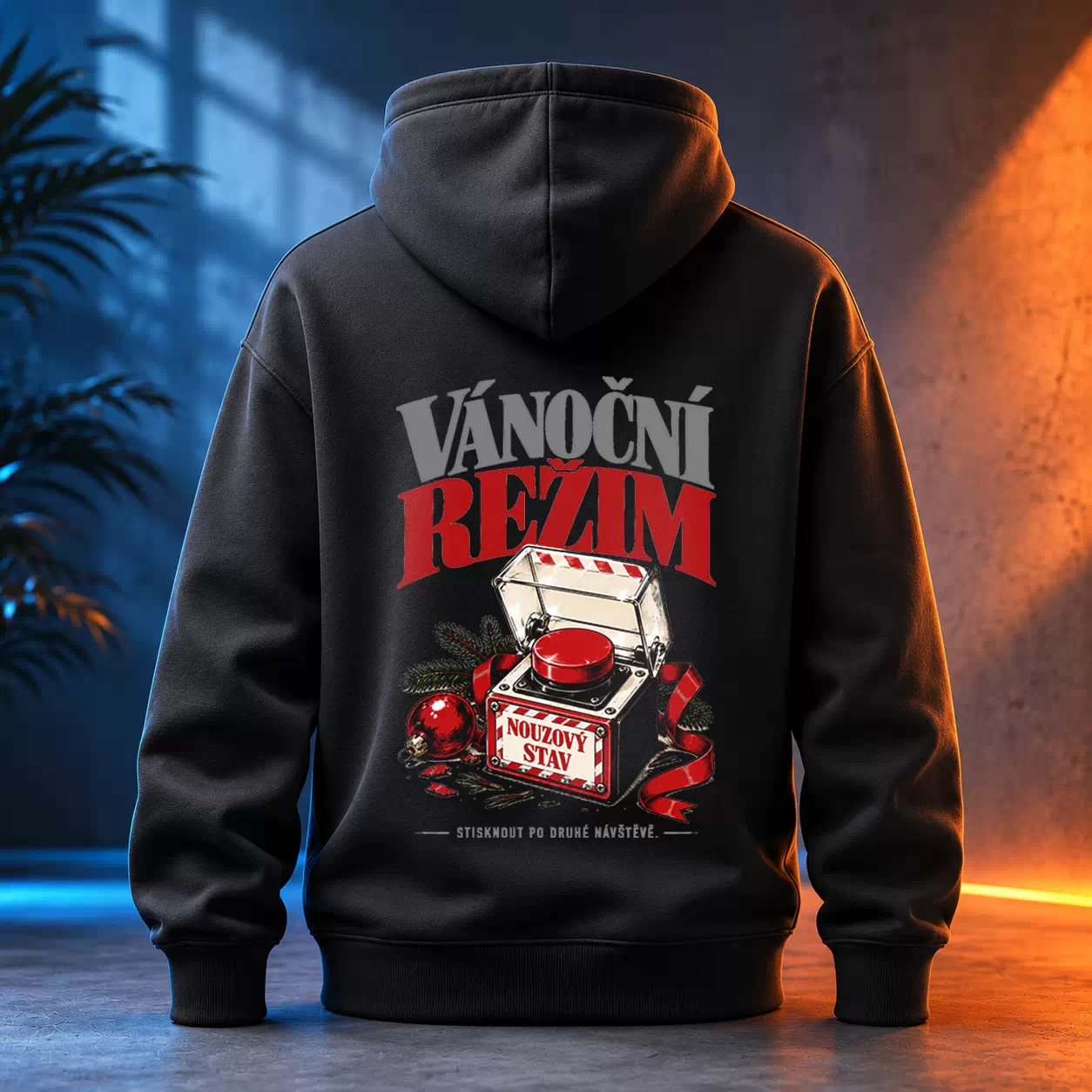 Unisex mikina - Vánoční režim nouzový stav